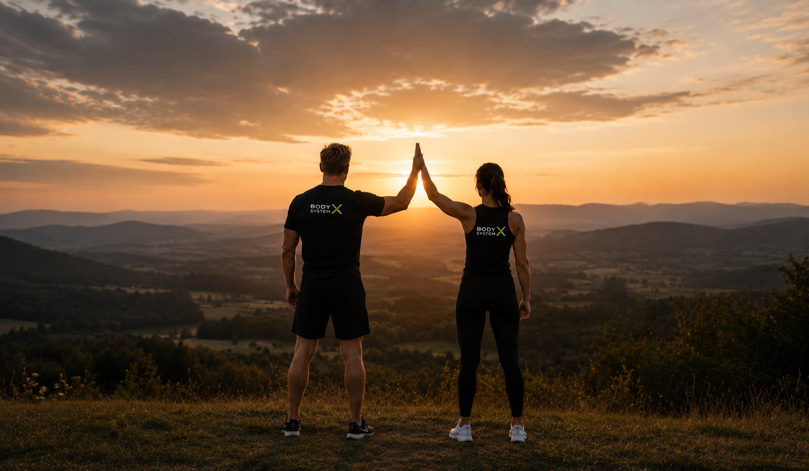 Paar bei Sonnenaufgang – bereit, das eigene System zu verstehen
